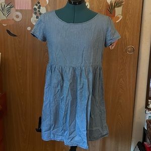 Denim Baby Doll Dress